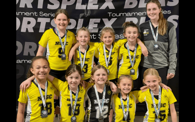 NSSC Girls 10 Gray takes 2nd Place finish in the Silver Bracket During Sportsplex Blast I
