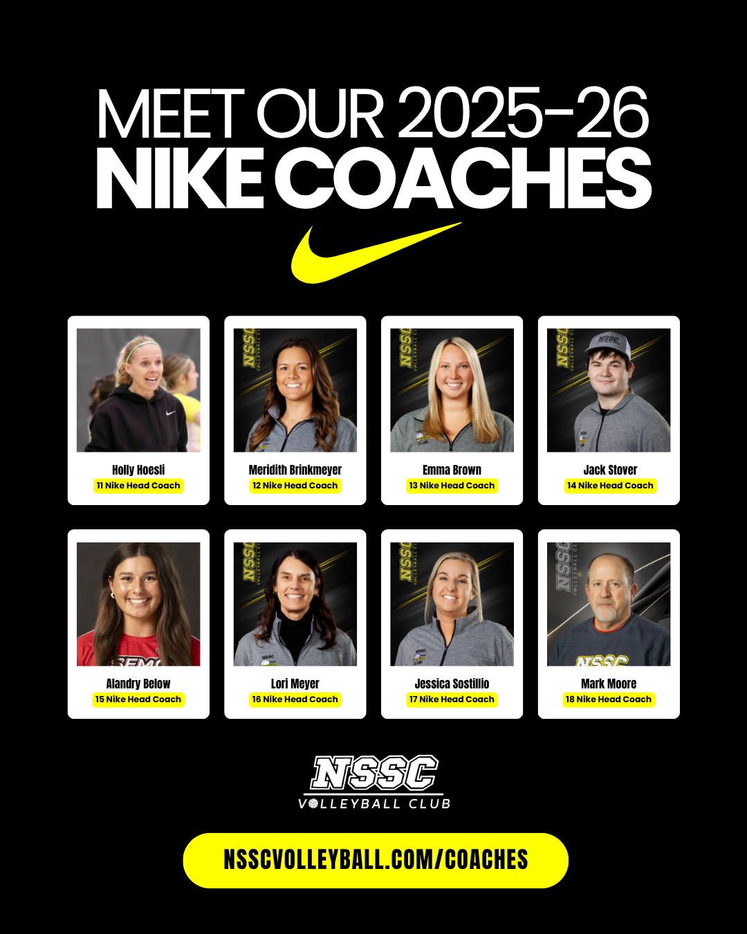 2025-26 Nike Coaches for NSSC Volleyball Club