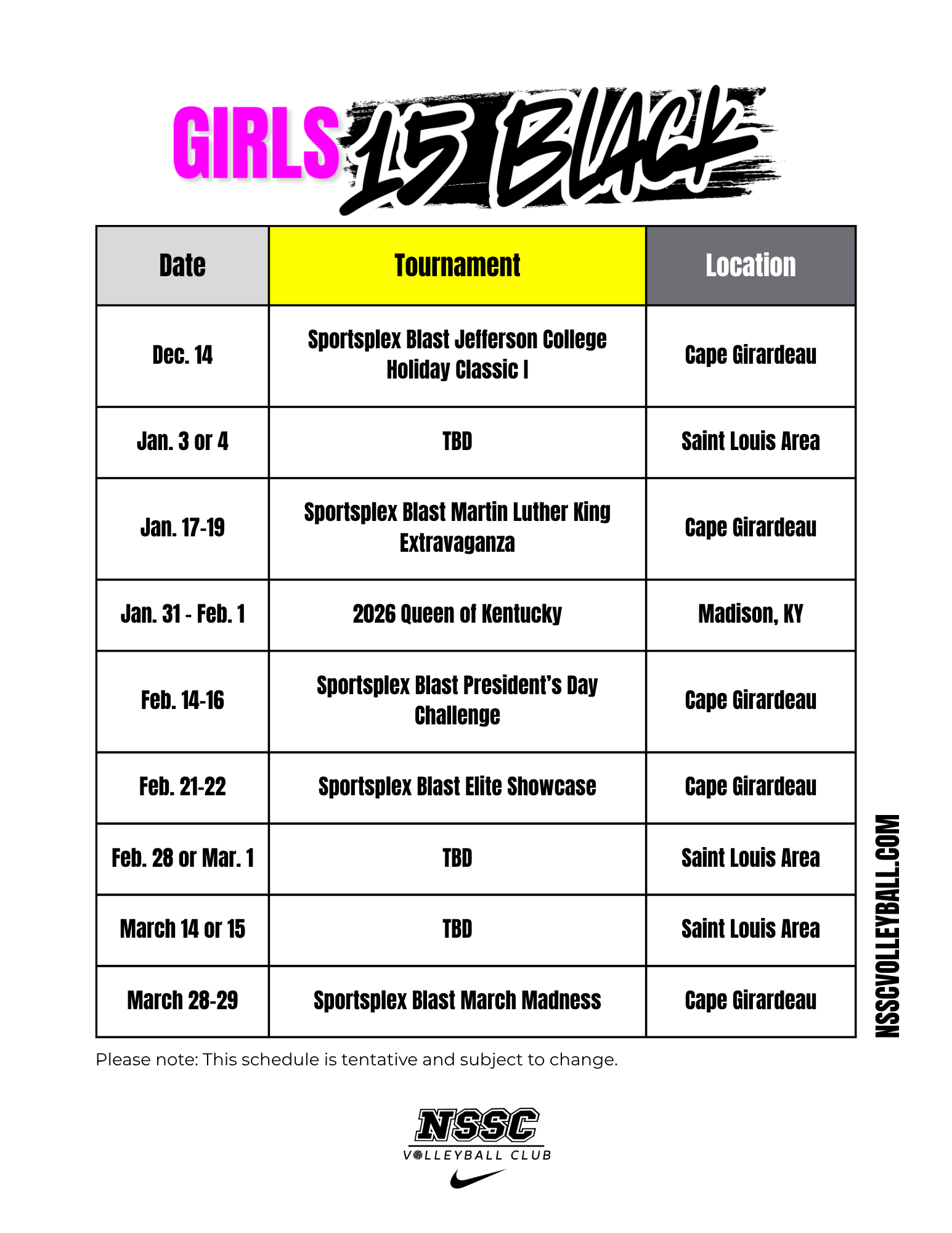 Season Fees