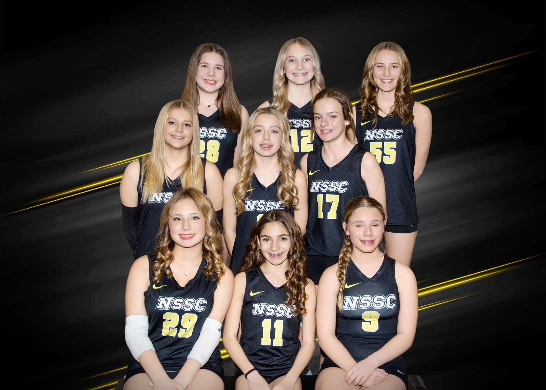 a black background with white text