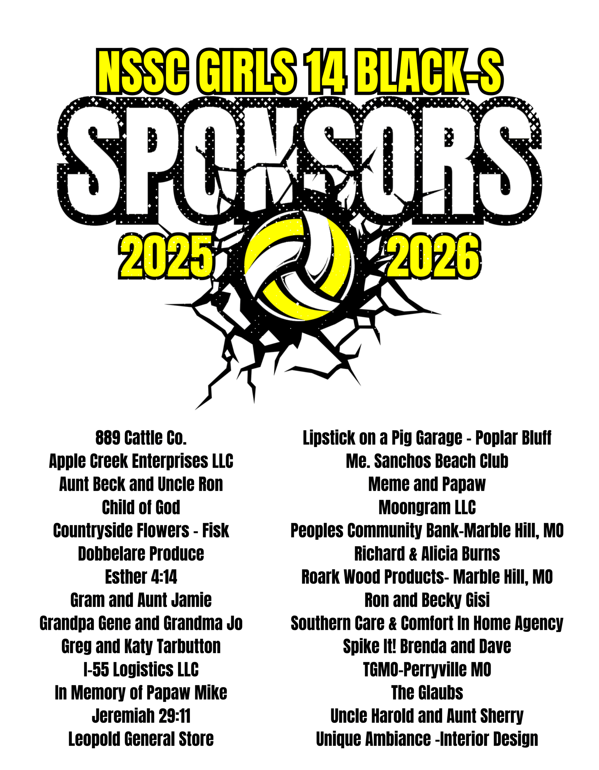 14 black S 14 black S sponsors