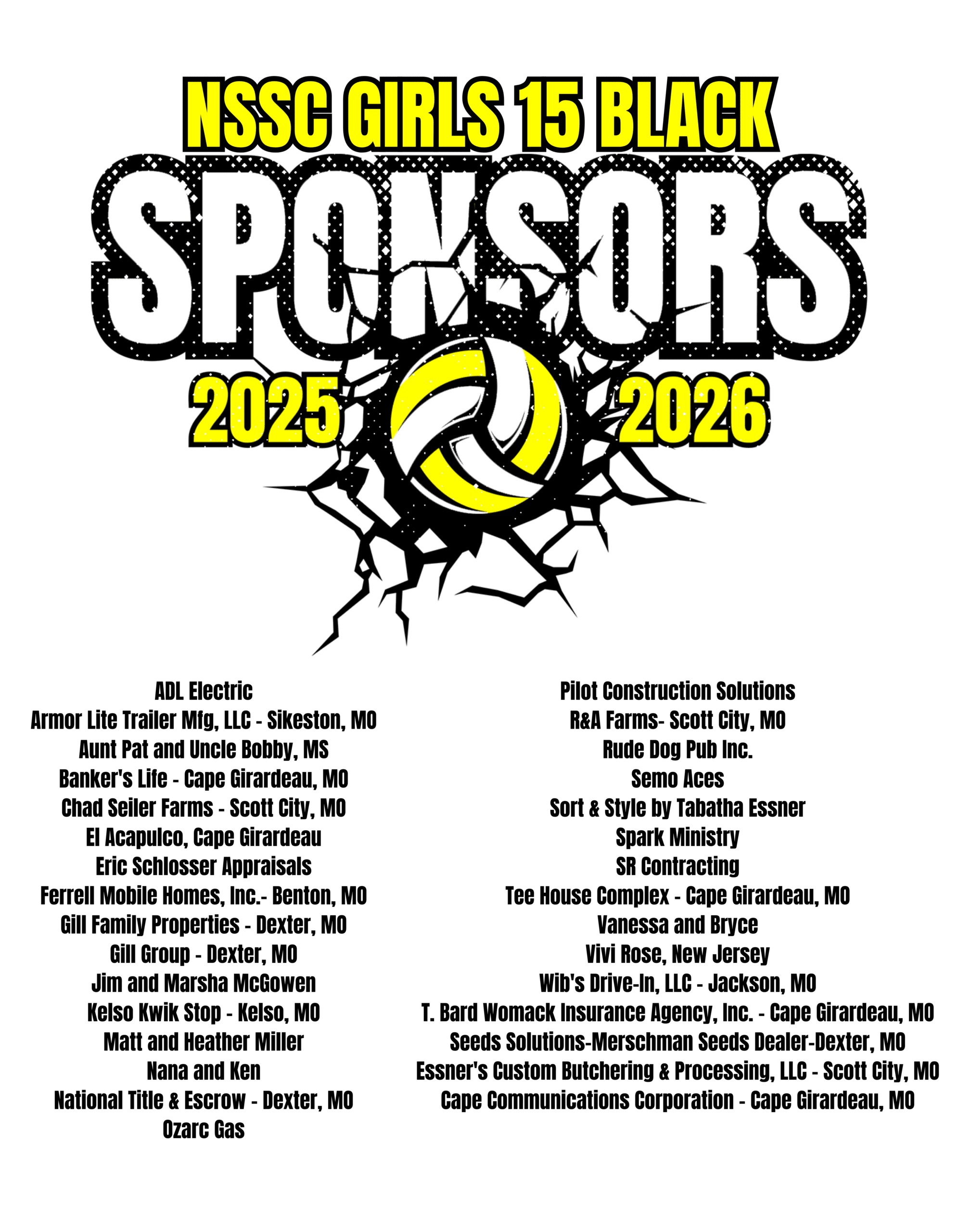 15 black 15 black sponsors