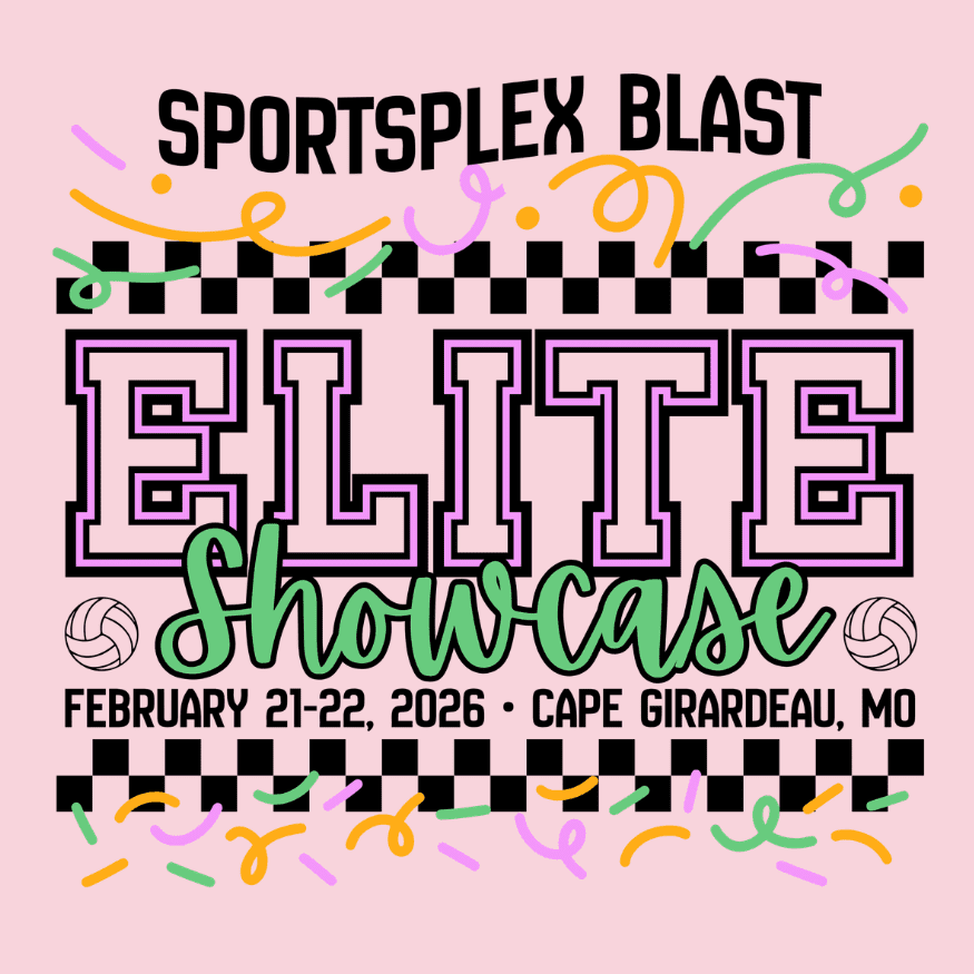 Sports event announcement with decorations