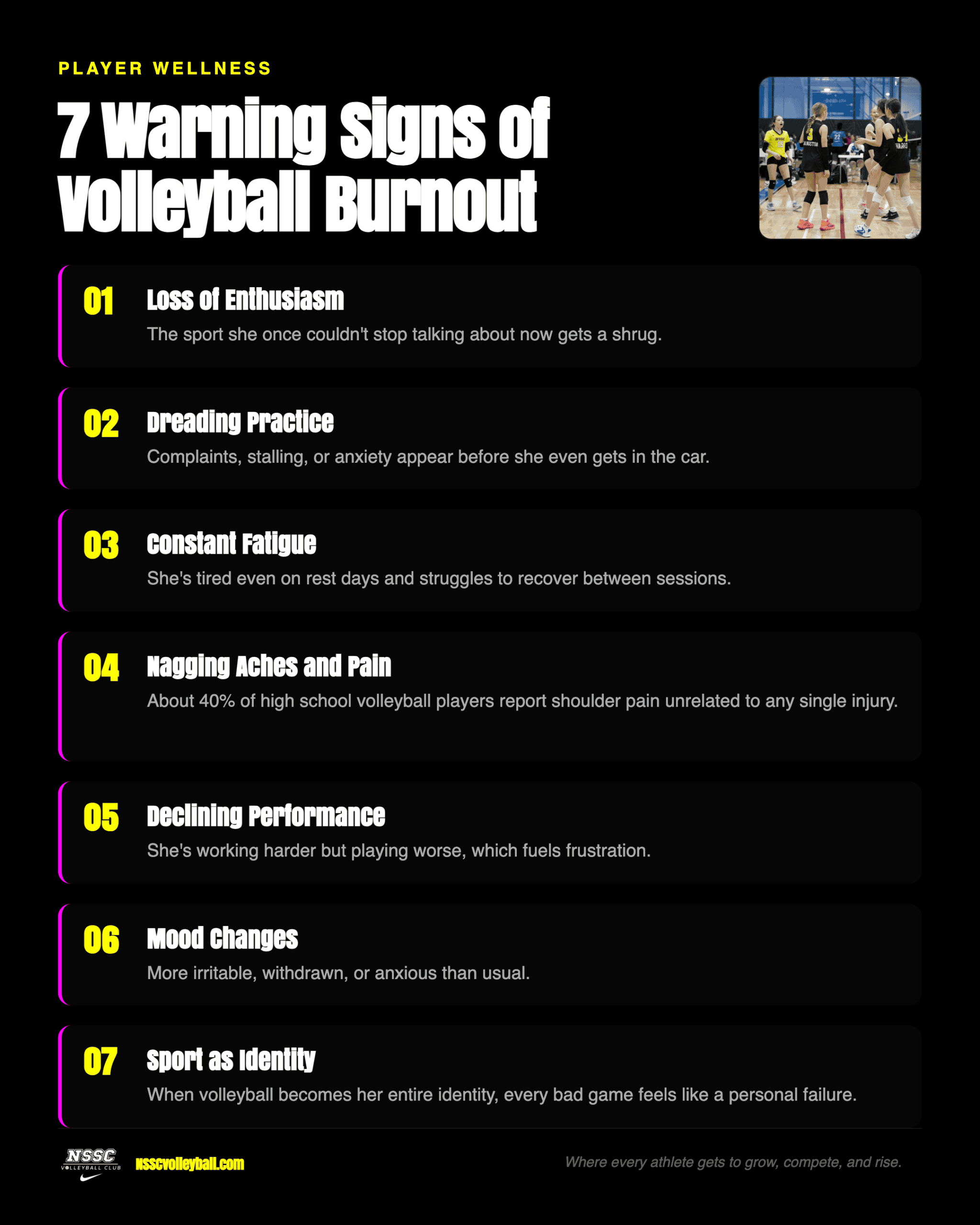 7 Warning Signs of Volleyball Burnout Parents Should Know