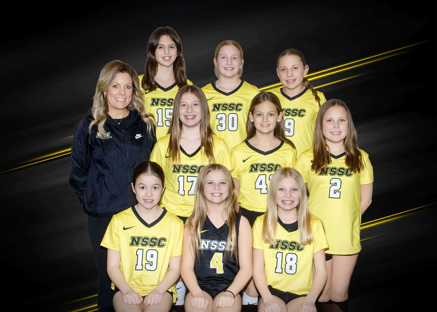 NSSC Girls 11 Black 2025-2026 team photo