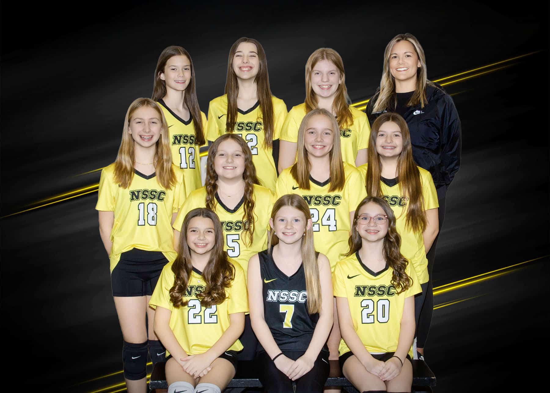 NSSC Girls 12 Nike 2025-2026 team photo