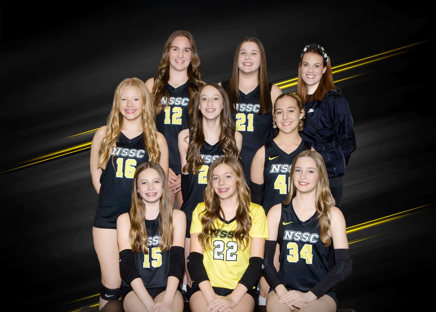 NSSC Girls 13 Black-S 2025-2026 team photo