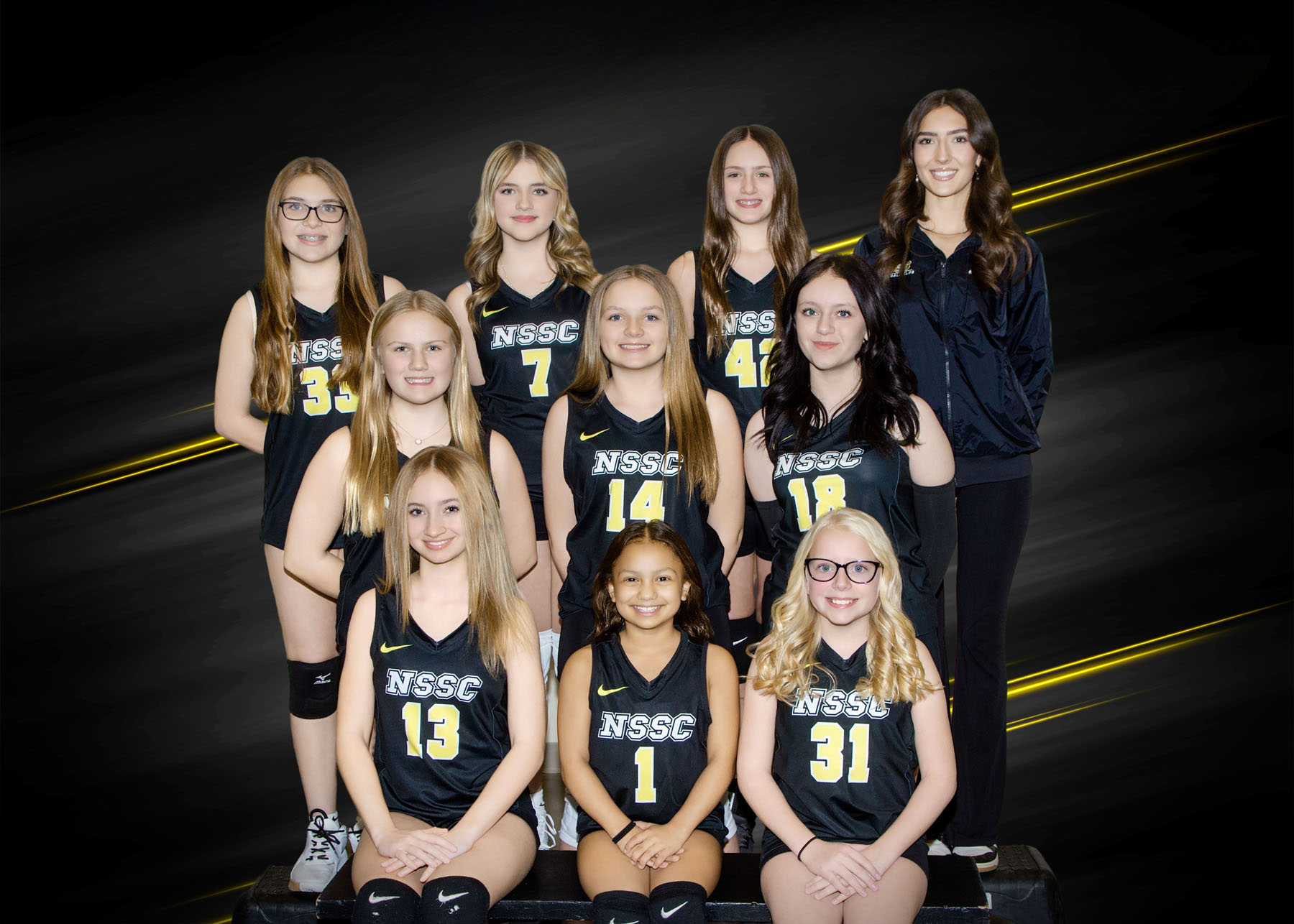 NSSC Girls 13 Gray 2025-2026 team photo