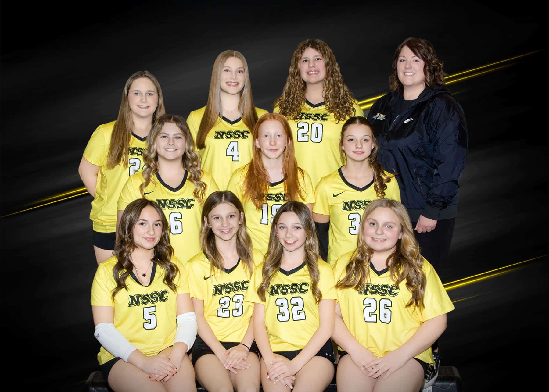 NSSC Girls 13 White 2025-2026 team photo
