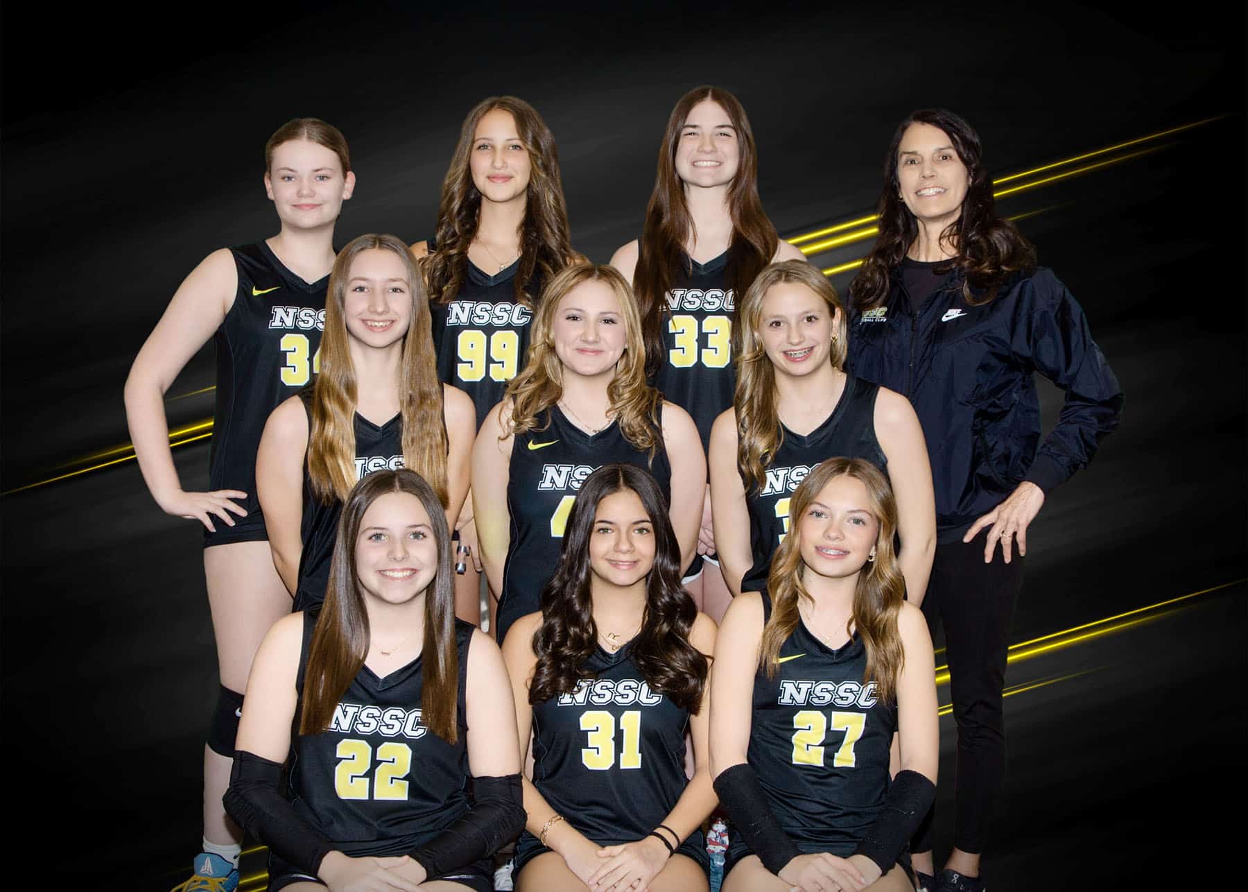 NSSC Girls 14 Black-S 2025-2026 team photo