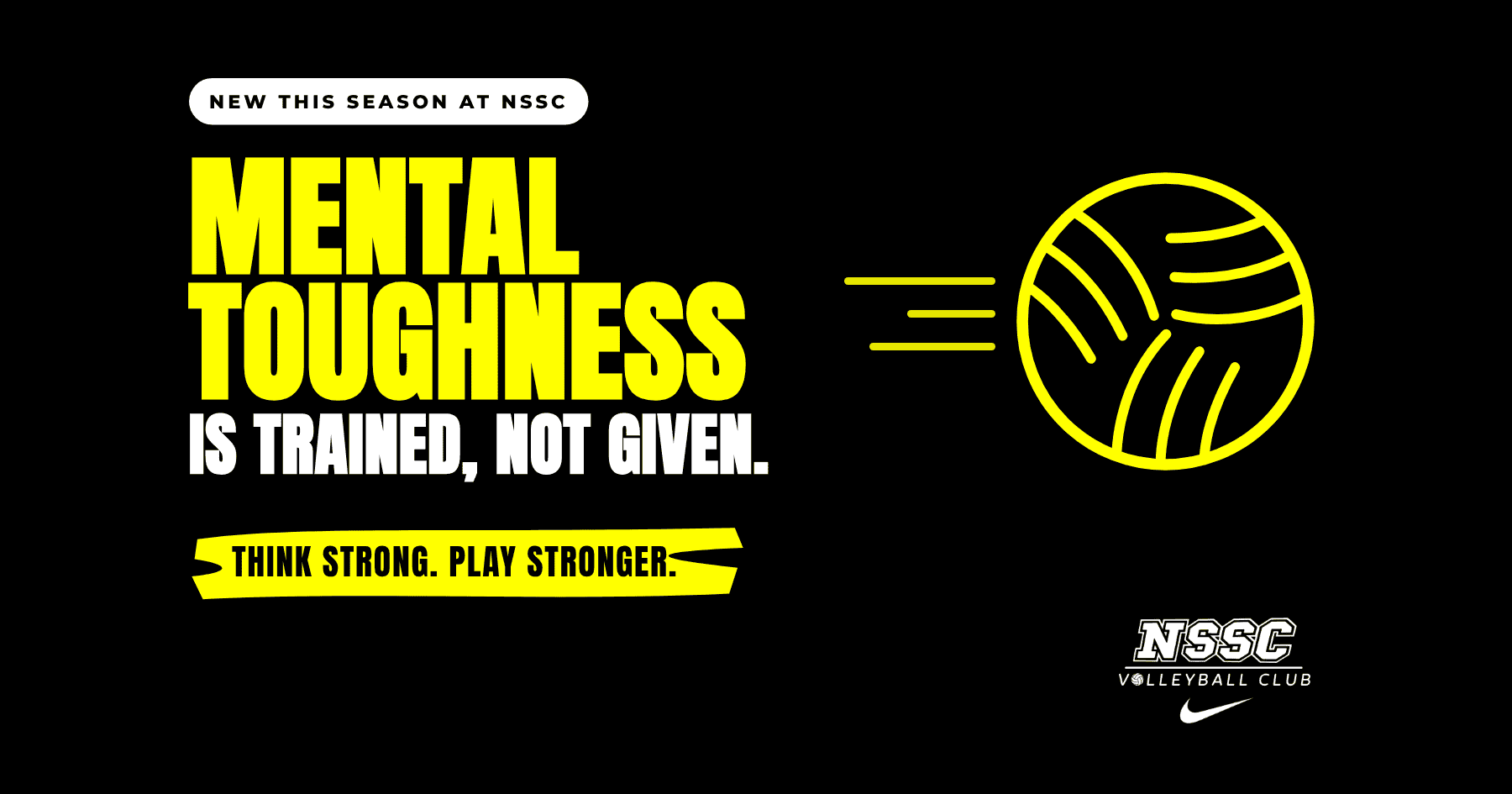 Volleyball mental toughness is trained, not given: Think Strong. Play Stronger. – NSSC Volleyball Club